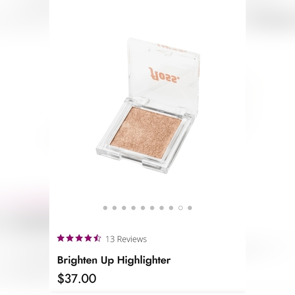 New Floss Brighten Up Highlighter in Sunbeam 4g 1.4 oz